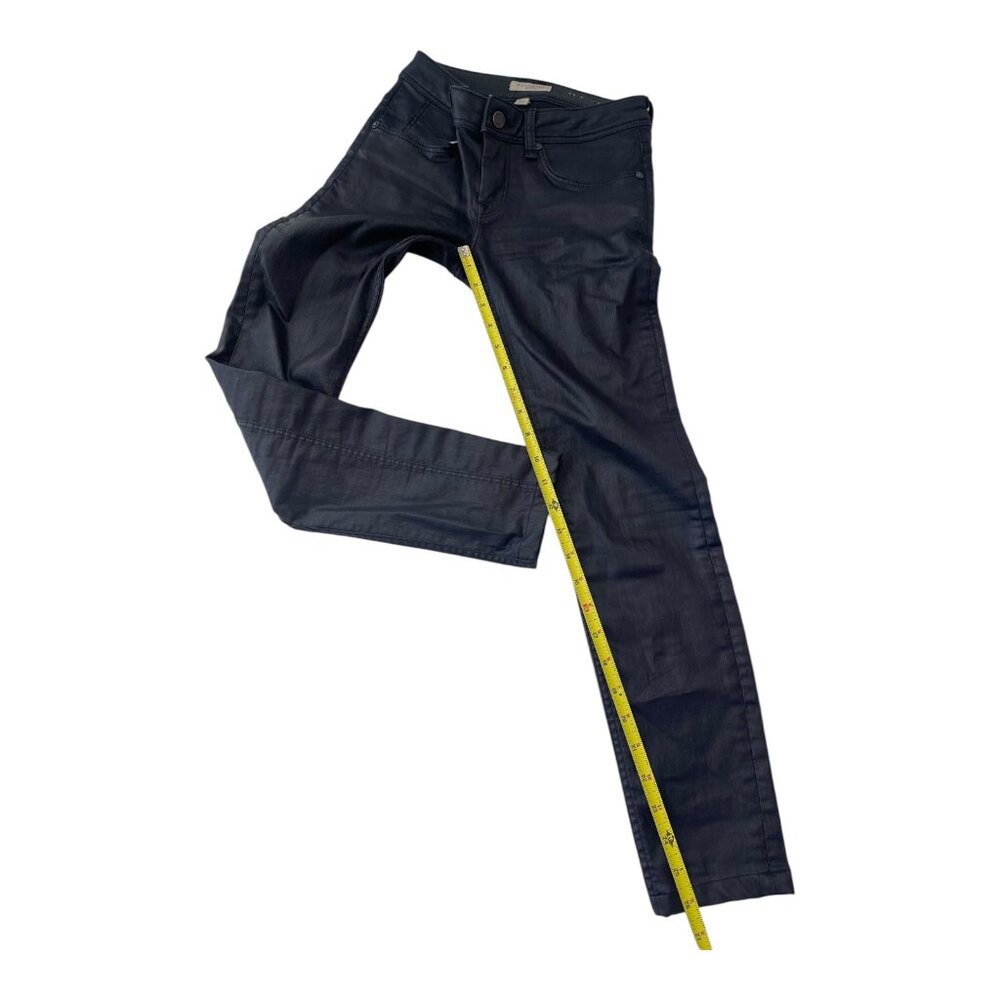 Size 24W Burberry Pilton Skinny Ankle Stretchy Jeans Women's Burgundy Authentic - Picture 6 of 14